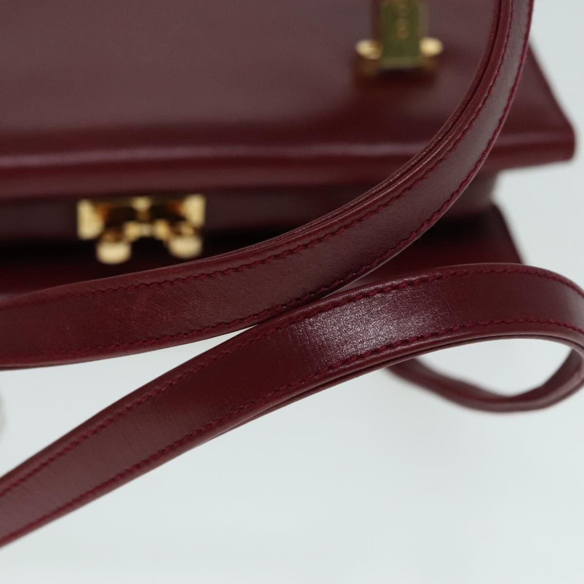 Gucci Red Leather Handbag (Pre-Owned) Size ONE SIZE - 5 Thumbnail
