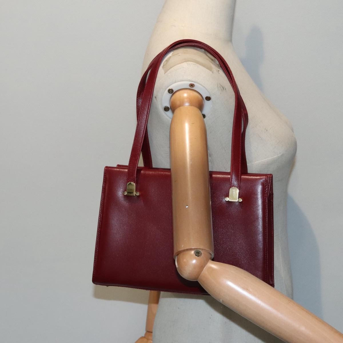 Gucci Red Leather Handbag (Pre-Owned) Size ONE SIZE - 18 Thumbnail