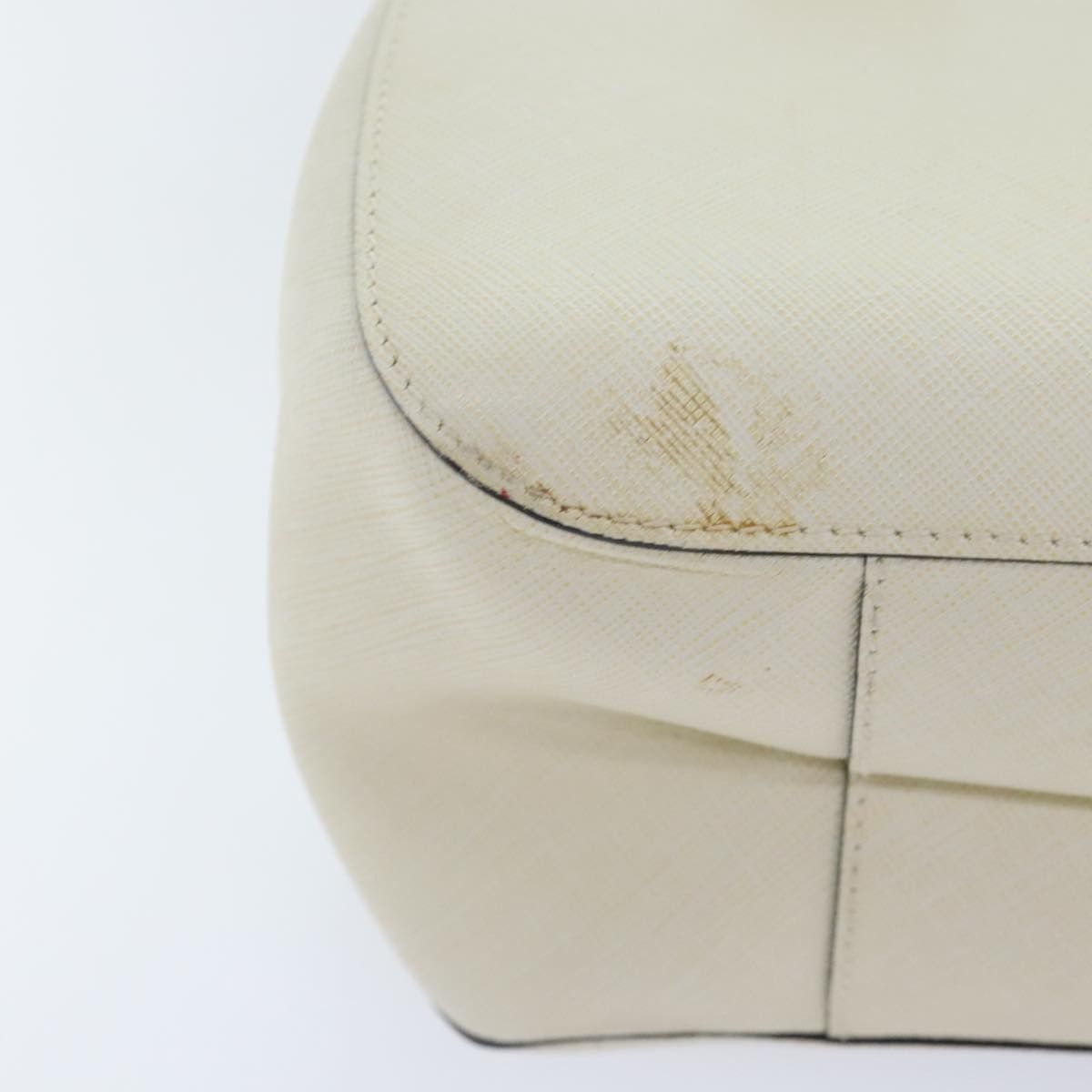 Salvatore Ferragamo Gancini Beige Leather Handbag (Pre-Owned) Size ONE SIZE - 11 Thumbnail
