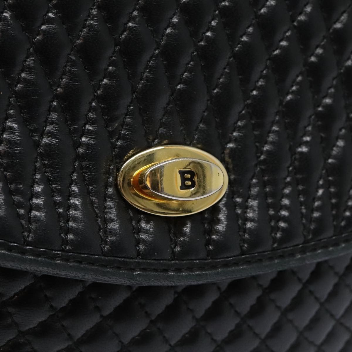 Bally Black Leather Shoulder Bag (Pre-Owned) Size ONE SIZE - 11 Thumbnail