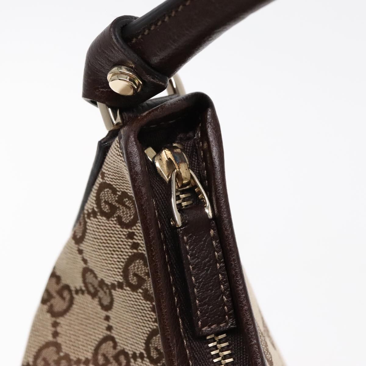 Gucci Abbey Beige Canvas Shoulder Bag (Pre-Owned) Size ONE SIZE - 6 Thumbnail
