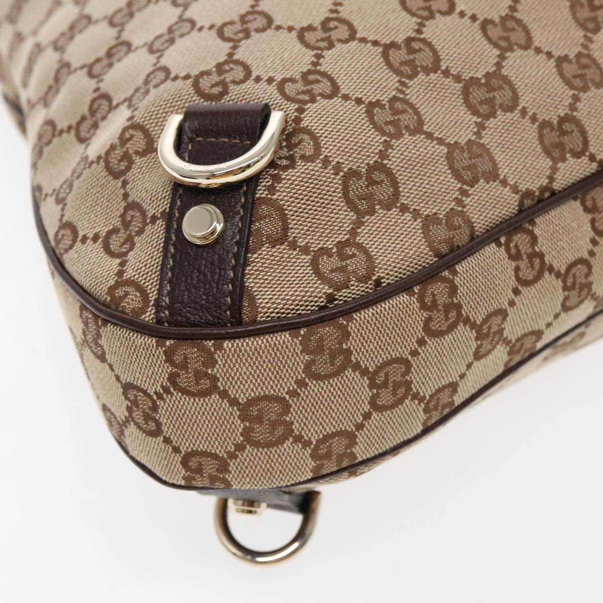 Gucci Abbey Beige Canvas Shoulder Bag (Pre-Owned) Size ONE SIZE - 5 Thumbnail