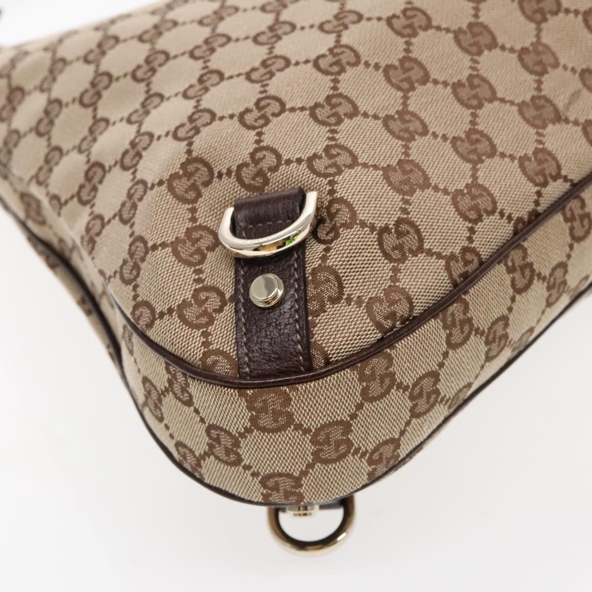 Gucci Abbey Beige Canvas Shoulder Bag (Pre-Owned) Size ONE SIZE - 18 Thumbnail