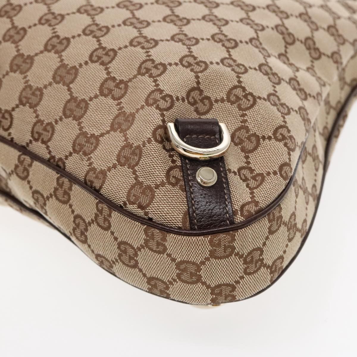 Gucci Abbey Beige Canvas Shoulder Bag (Pre-Owned) Size ONE SIZE - 17 Thumbnail