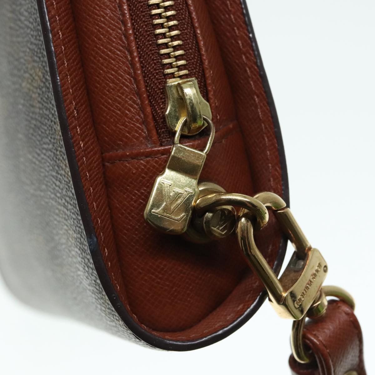 Louis Vuitton Orsay Brown Canvas Clutch Bag (Pre-Owned) Size ONE SIZE - 12 Thumbnail