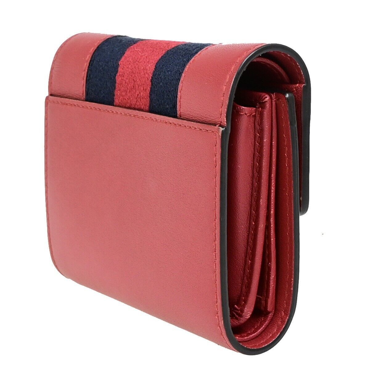 Gucci Sylvie Red Leather Wallet (Pre-Owned) Size ONE SIZE - 3 Thumbnail