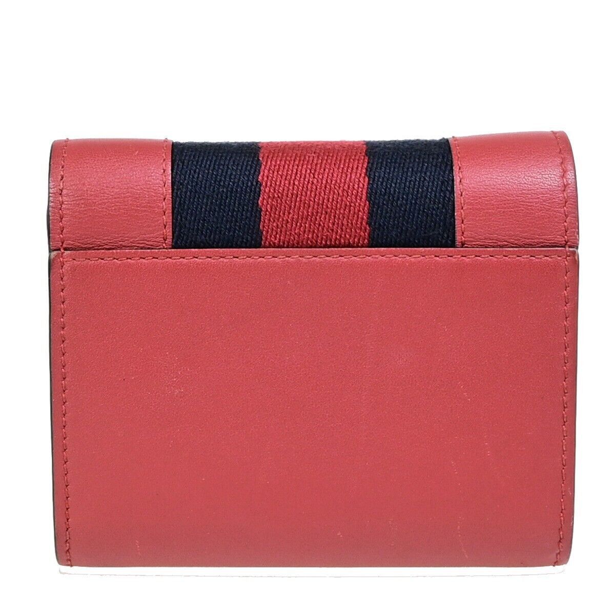 Gucci Sylvie Red Leather Wallet (Pre-Owned) Size ONE SIZE - 2 Thumbnail