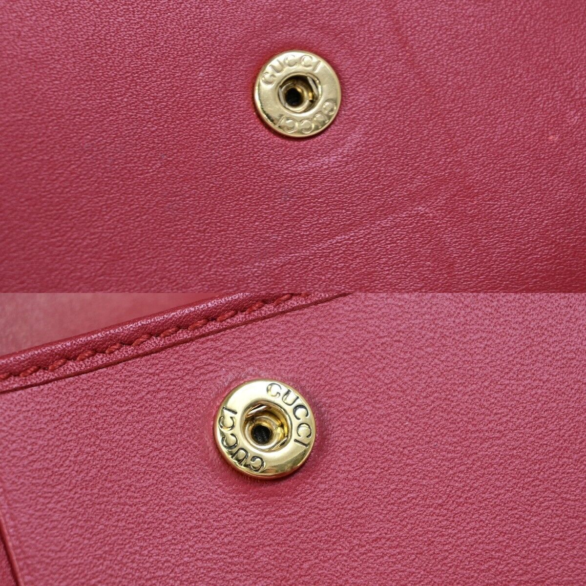 Gucci Sylvie Red Leather Wallet (Pre-Owned) Size ONE SIZE - 13 Thumbnail