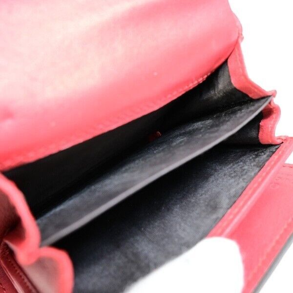 Gucci Sylvie Red Leather Wallet (Pre-Owned) Size ONE SIZE - 10 Thumbnail