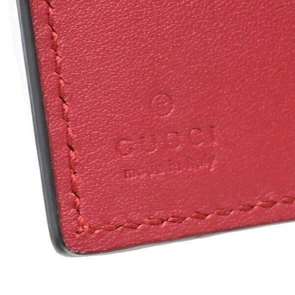 Gucci Sylvie Red Leather Wallet (Pre-Owned) Size ONE SIZE - 9 Thumbnail
