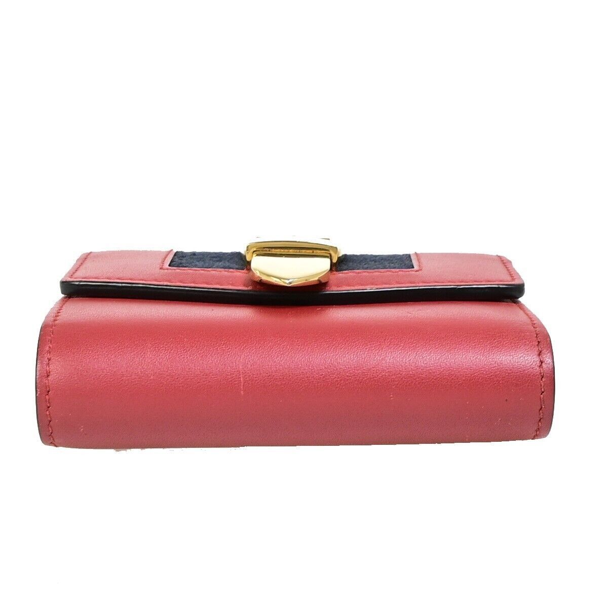 Gucci Sylvie Red Leather Wallet (Pre-Owned) Size ONE SIZE - 12 Thumbnail