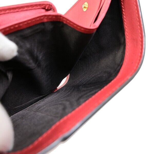 Gucci Sylvie Red Leather Wallet (Pre-Owned) Size ONE SIZE - 15 Thumbnail