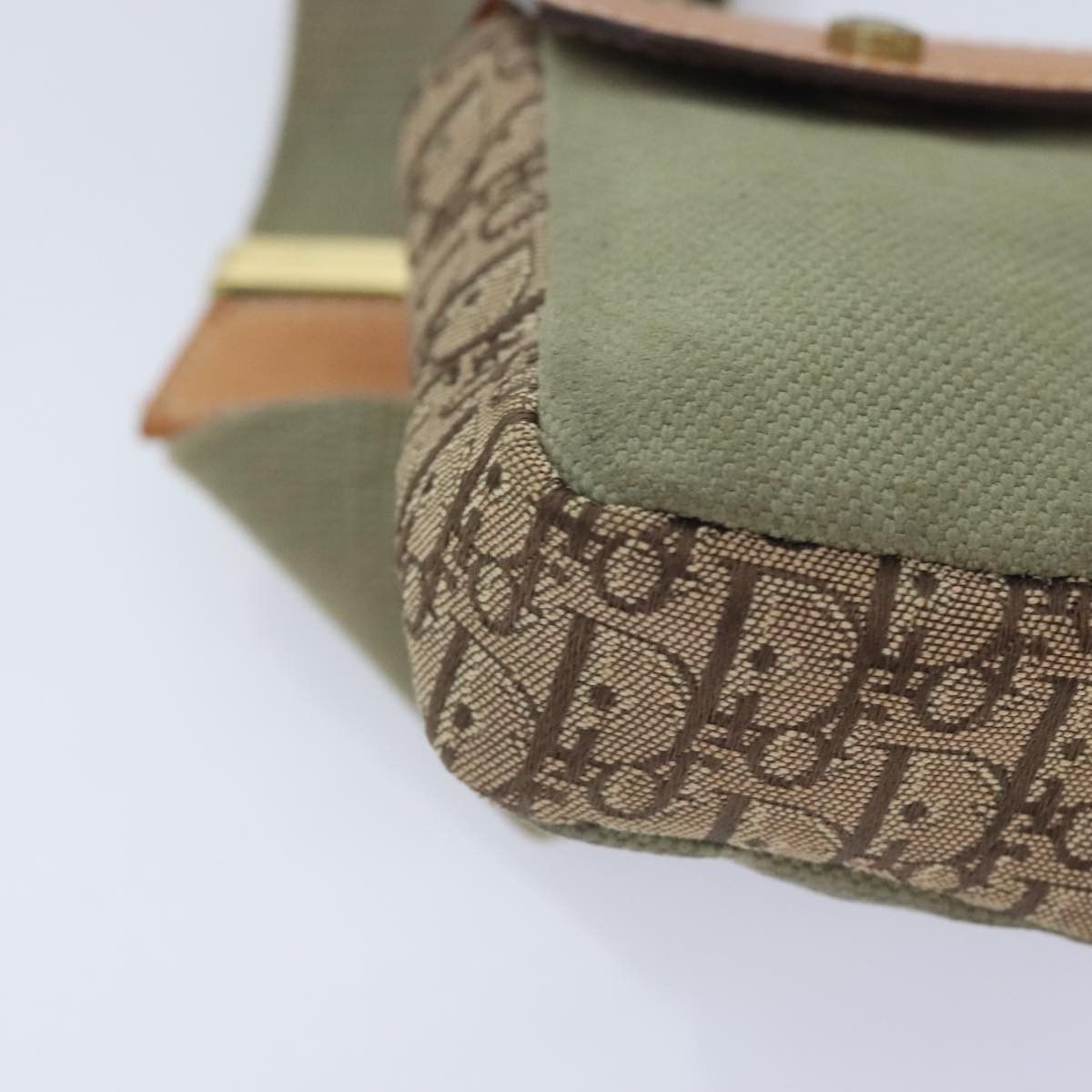 Dior Khaki Canvas Shoulder Bag (Pre-Owned) Size ONE SIZE - 8 Thumbnail