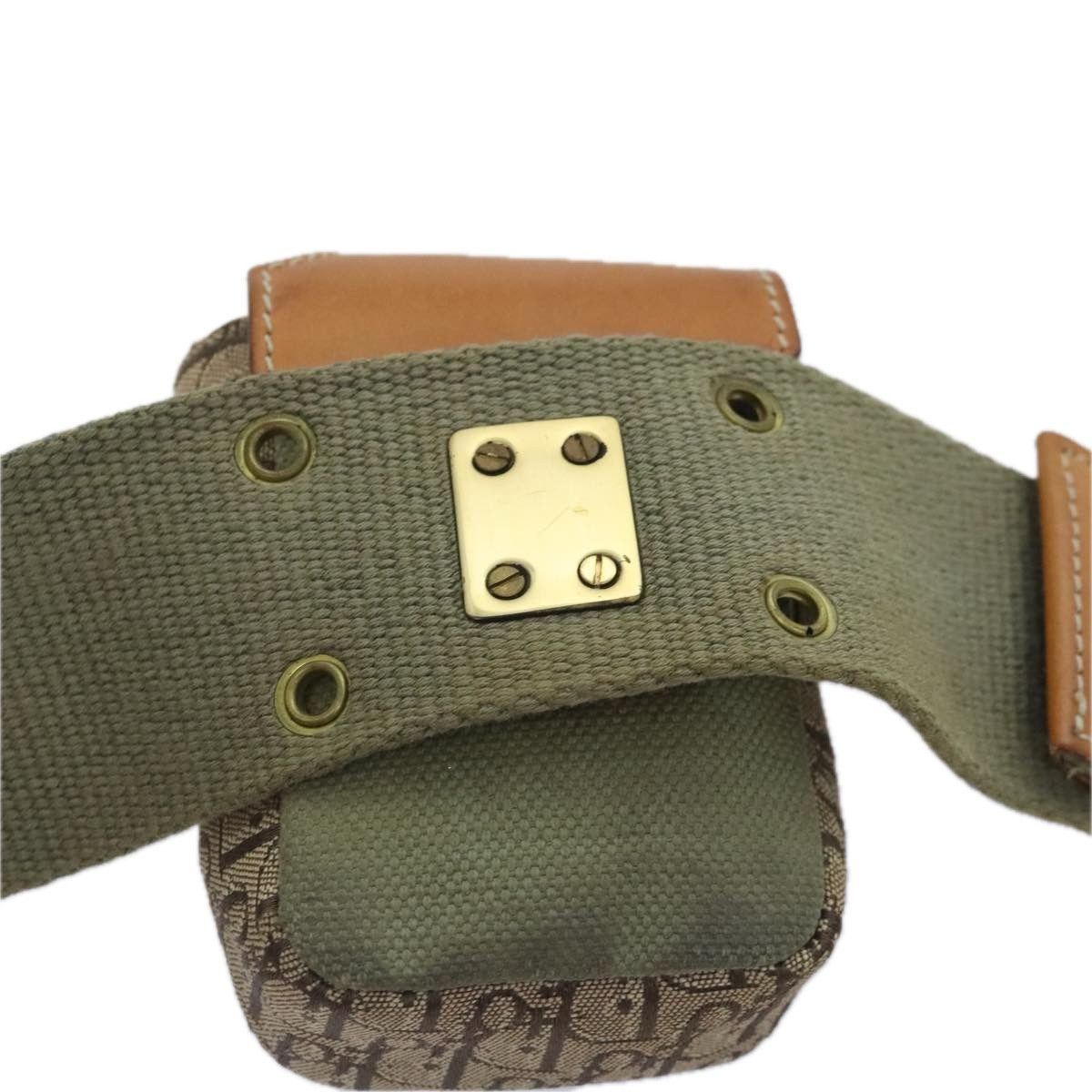 Dior Khaki Canvas Shoulder Bag (Pre-Owned) Size ONE SIZE - 10 Thumbnail