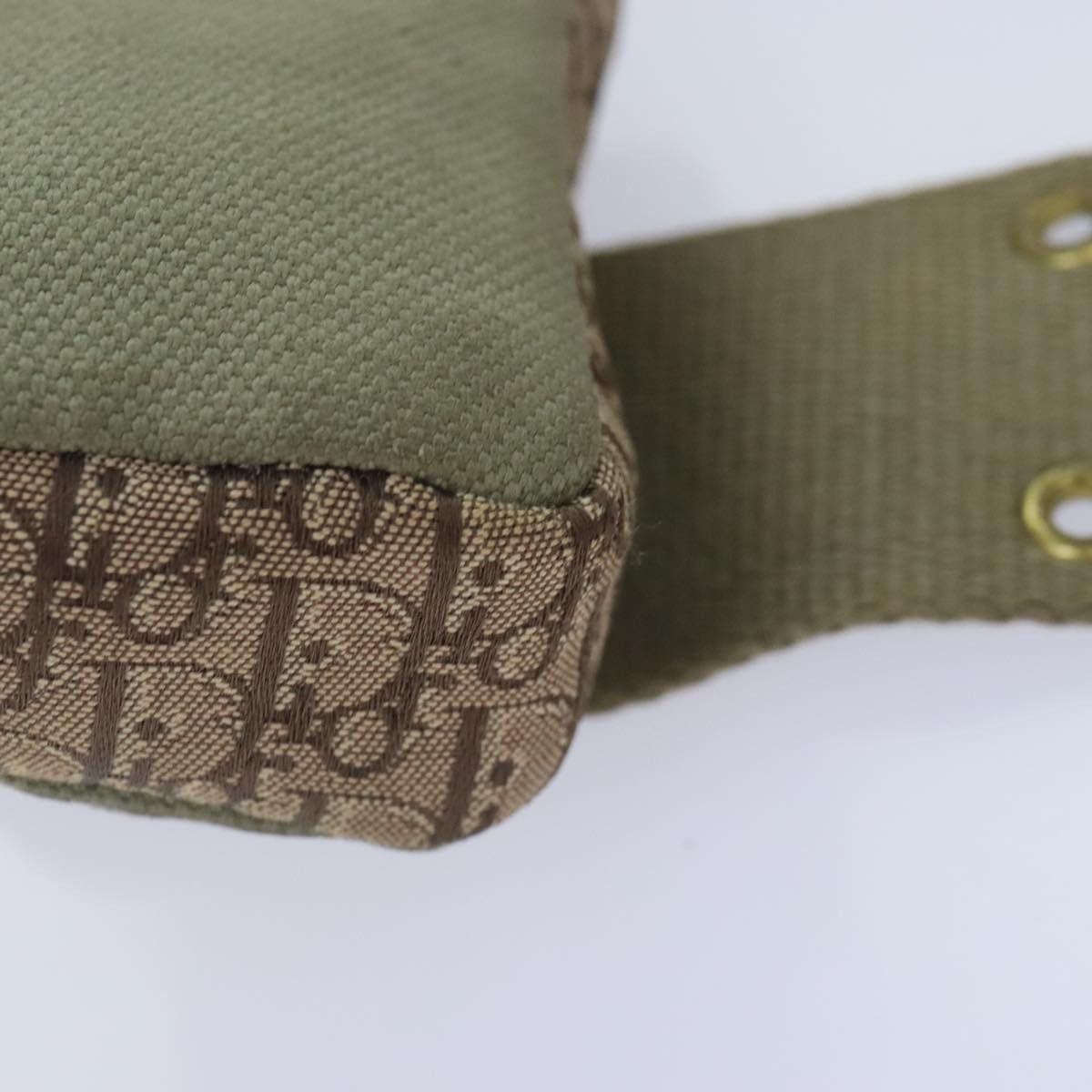 Dior Khaki Canvas Shoulder Bag (Pre-Owned) Size ONE SIZE - 9 Thumbnail