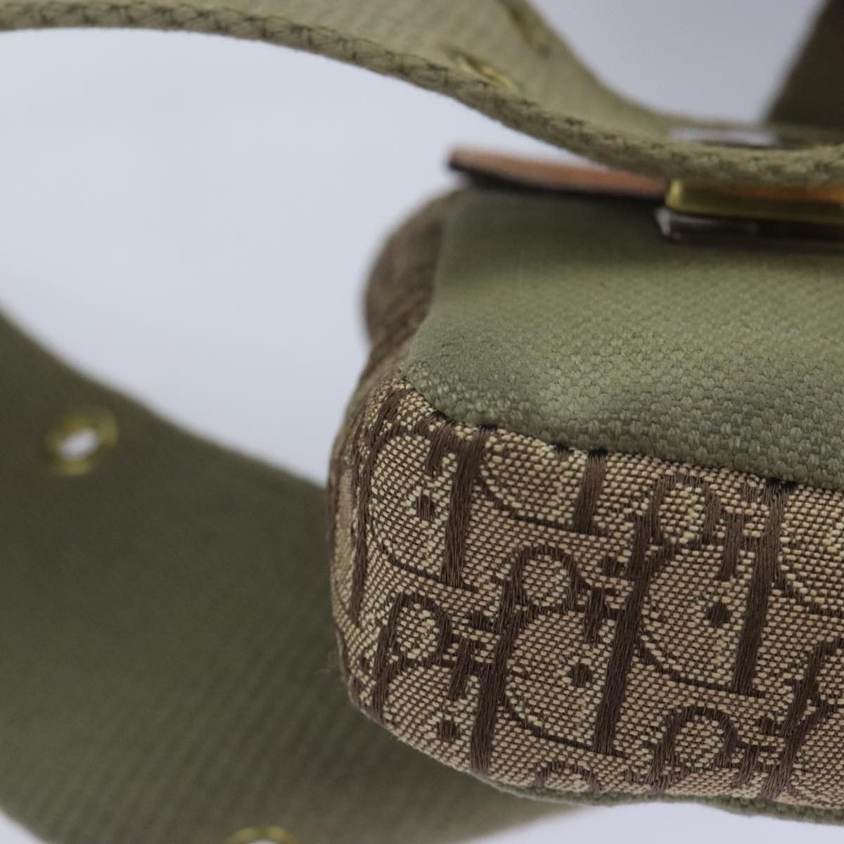 Dior Khaki Canvas Shoulder Bag (Pre-Owned) Size ONE SIZE - 6 Thumbnail