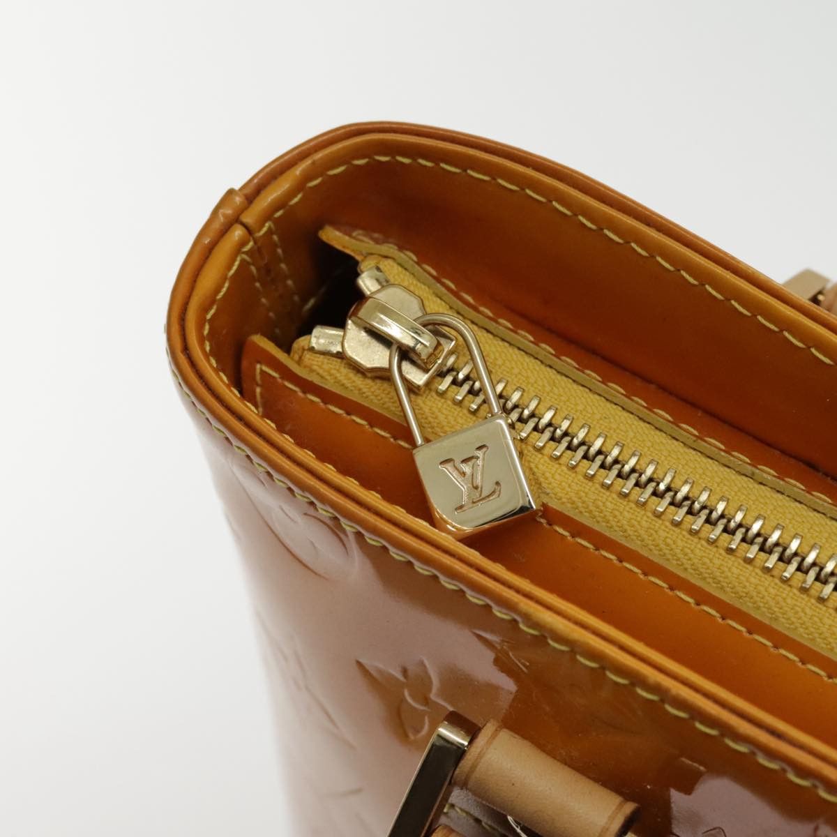 Louis Vuitton Houston Brown Patent Leather Handbag (Pre-Owned) Size ONE SIZE - 6 Thumbnail