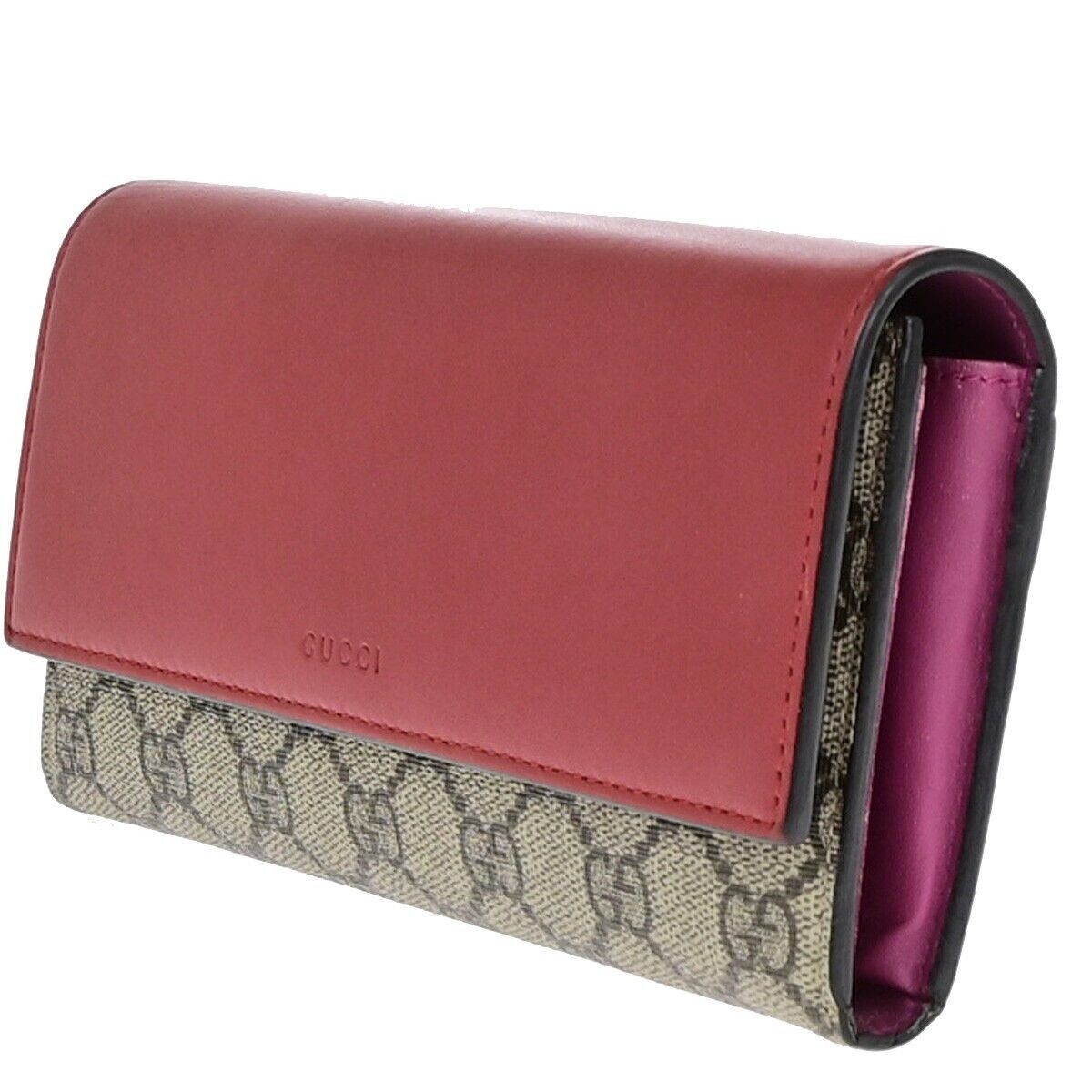 Gucci Gg Supreme Brown Canvas Wallet (Pre-Owned) Size ONE SIZE - 3 Thumbnail