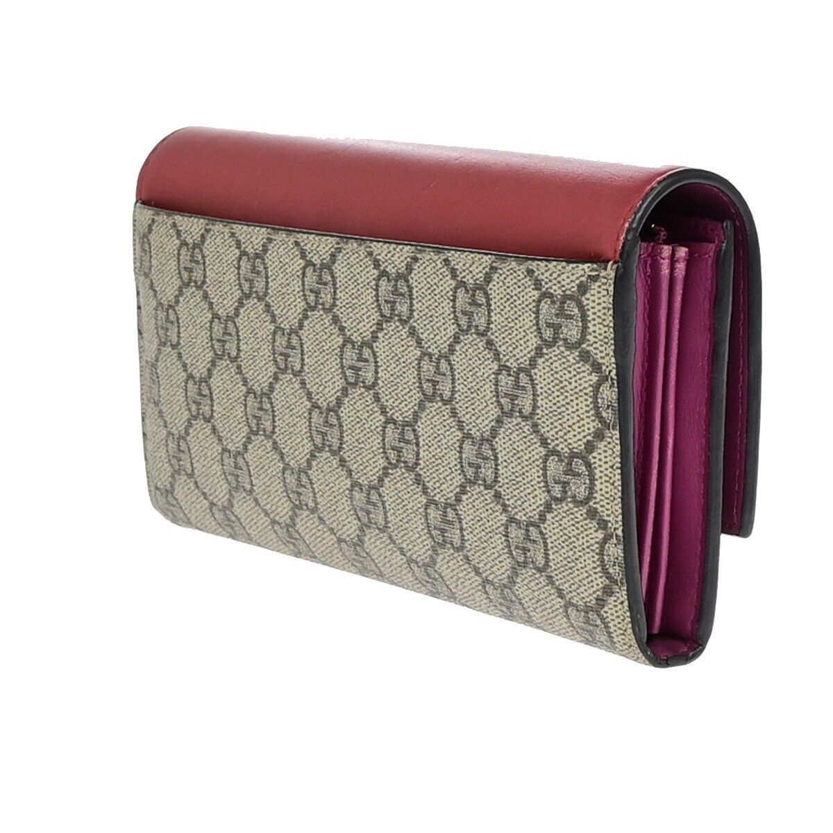 Gucci Gg Supreme Brown Canvas Wallet (Pre-Owned) Size ONE SIZE - 4 Thumbnail