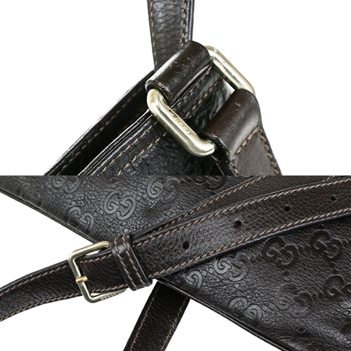 Gucci ssima Black Leather Shoulder Bag (Pre-Owned) Size ONE SIZE - 12 Thumbnail