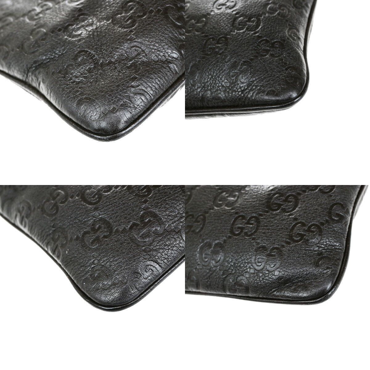 Gucci ssima Black Leather Shoulder Bag (Pre-Owned) Size ONE SIZE - 6 Thumbnail