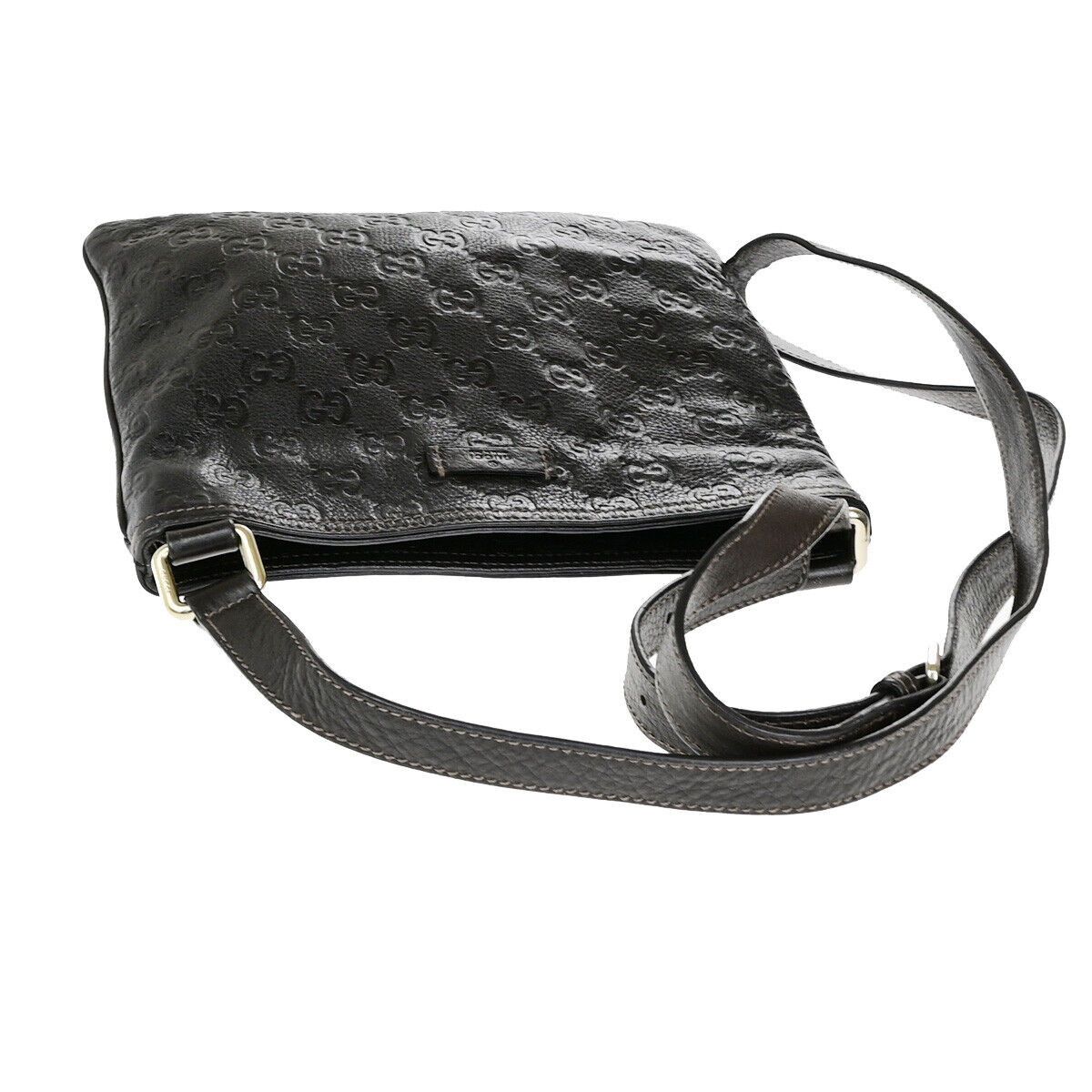 Gucci ssima Black Leather Shoulder Bag (Pre-Owned) Size ONE SIZE - 5 Thumbnail