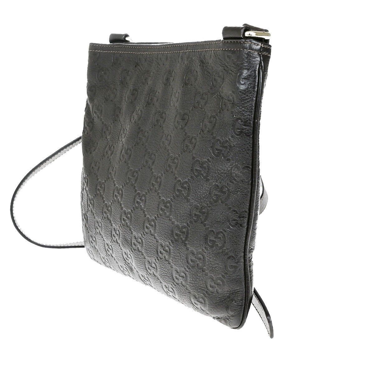 Gucci ssima Black Leather Shoulder Bag (Pre-Owned) Size ONE SIZE - 4 Thumbnail
