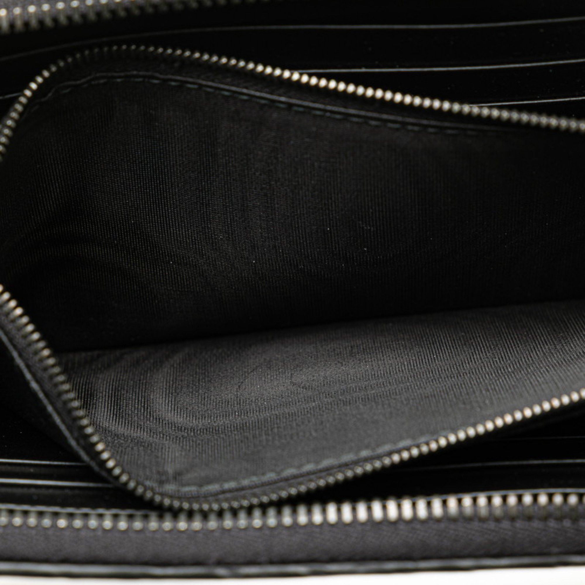 Bottega Veneta Bottega Veneta Intrecciato Long Wallet Black Leather Women's BOTTEGAVENETA Size ONE SIZE - 5 Thumbnail