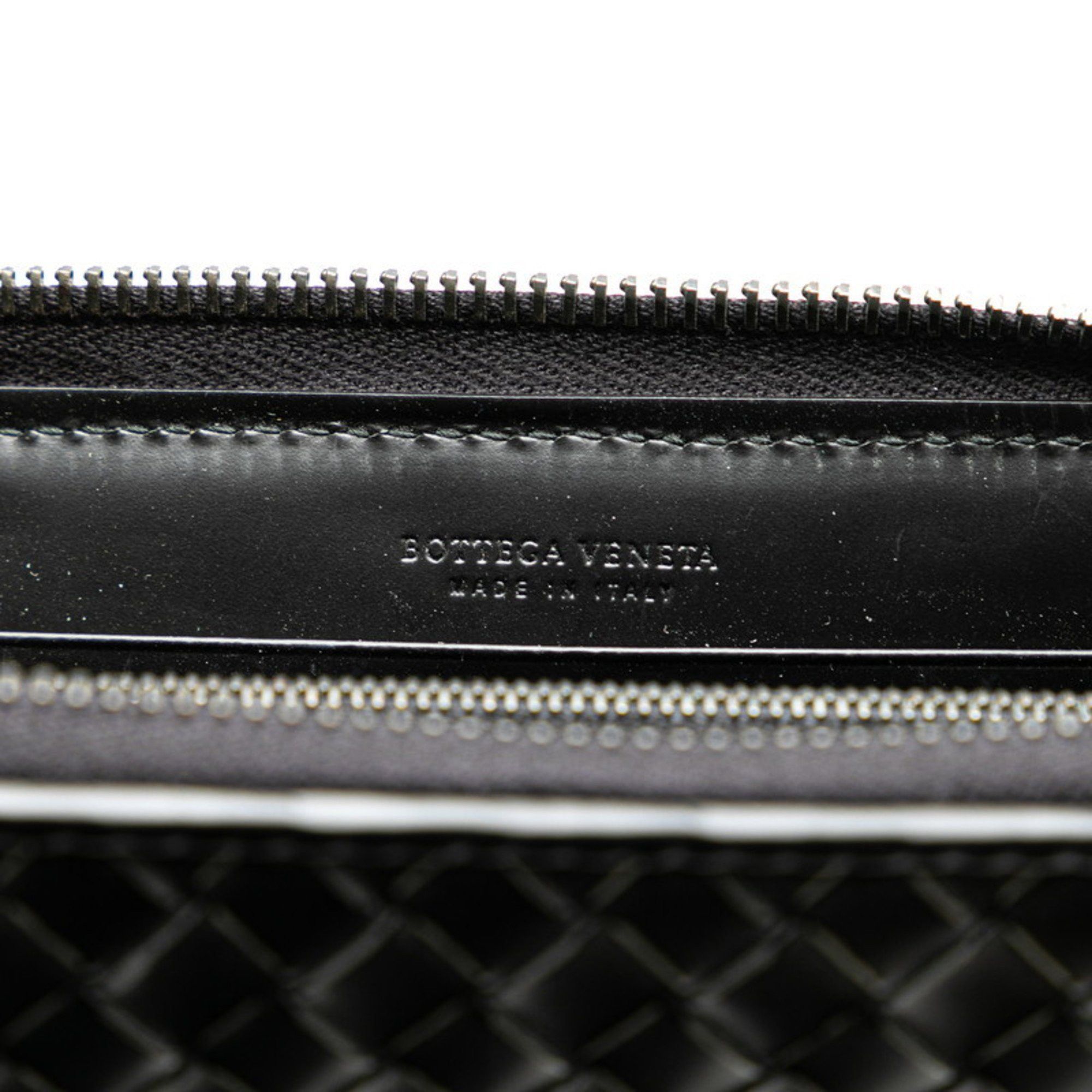 Bottega Veneta Bottega Veneta Intrecciato Long Wallet Black Leather Women's BOTTEGAVENETA Size ONE SIZE - 6 Thumbnail