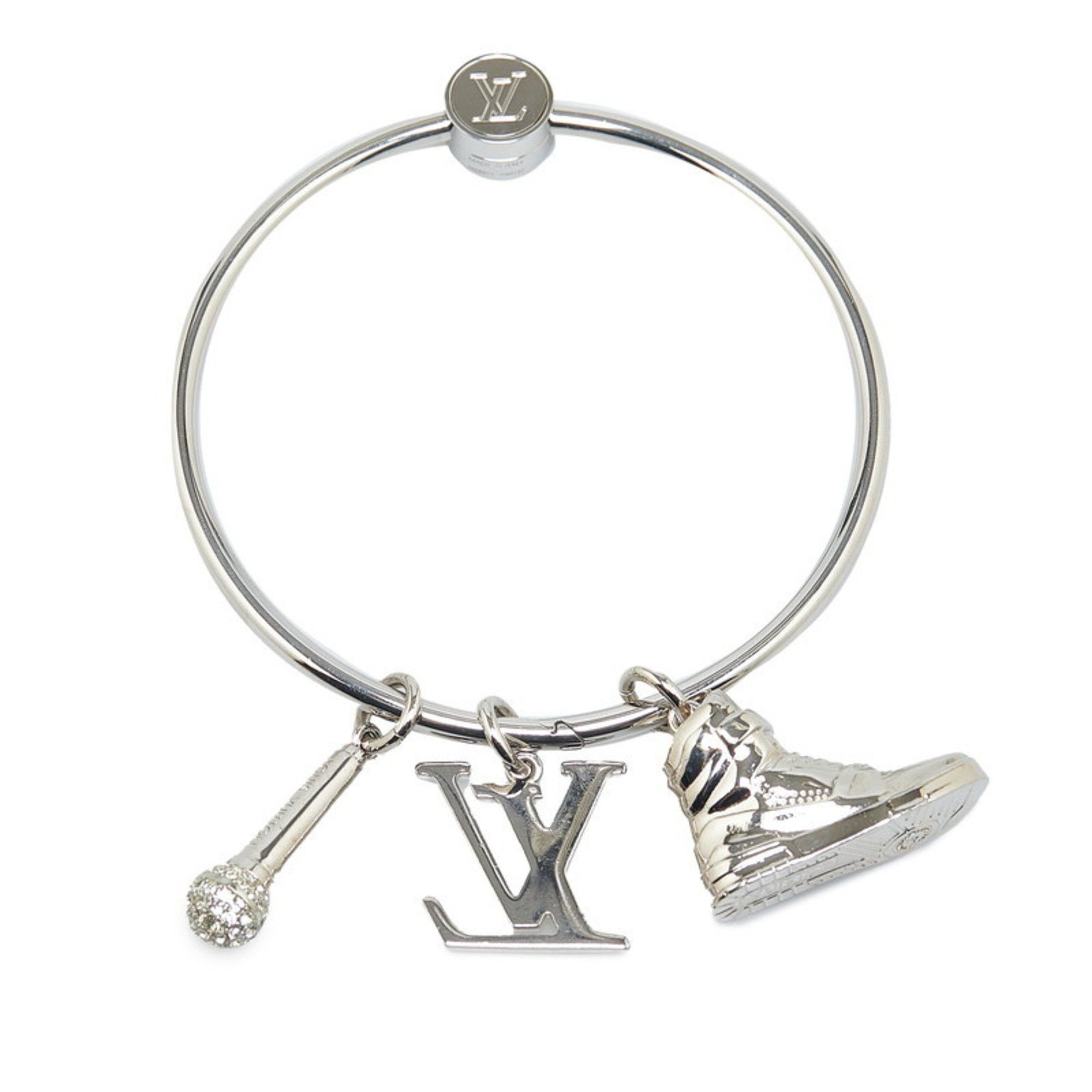 Louis Vuitton Louis Vuitton Porte Cle Round Ring Key Holder M68854 Silver Metal Women's LOUIS VUITTON Size ONE SIZE - 2 Thumbnail
