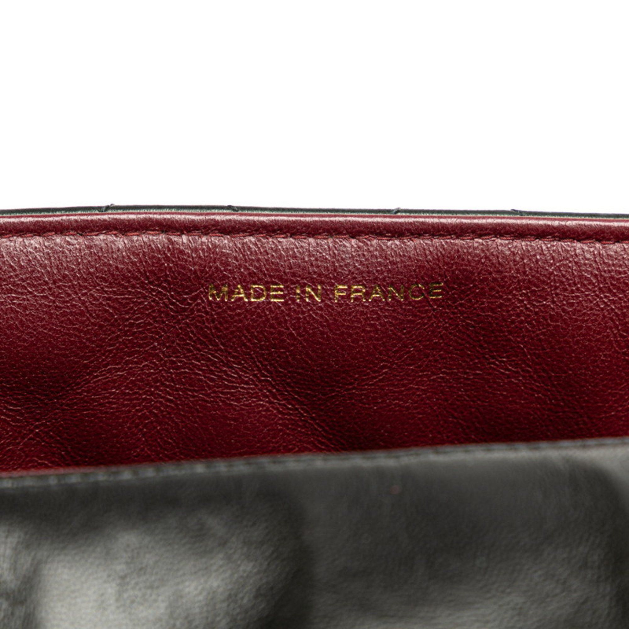 Chanel Chanel Matelasse 30 Coco Mark Chain Shoulder Bag Black Lambskin Women's CHANEL Size ONE SIZE - 8 Thumbnail