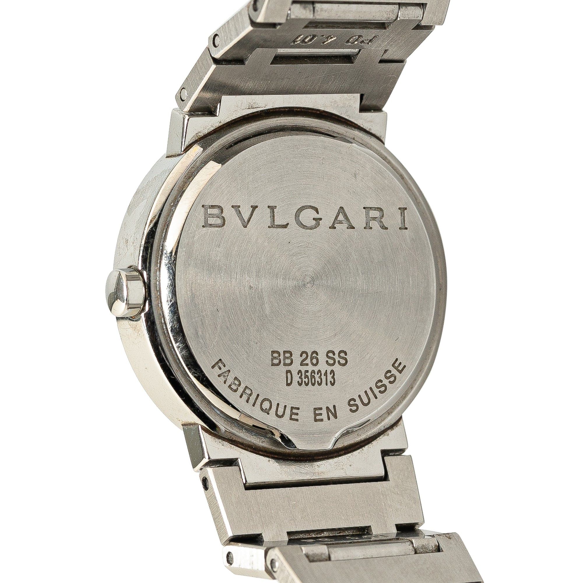 Bvlgari Bvlgari Quartz Stainless Steel Bvlgari Bvlgari Watch Silver Size ONE SIZE - 5 Thumbnail