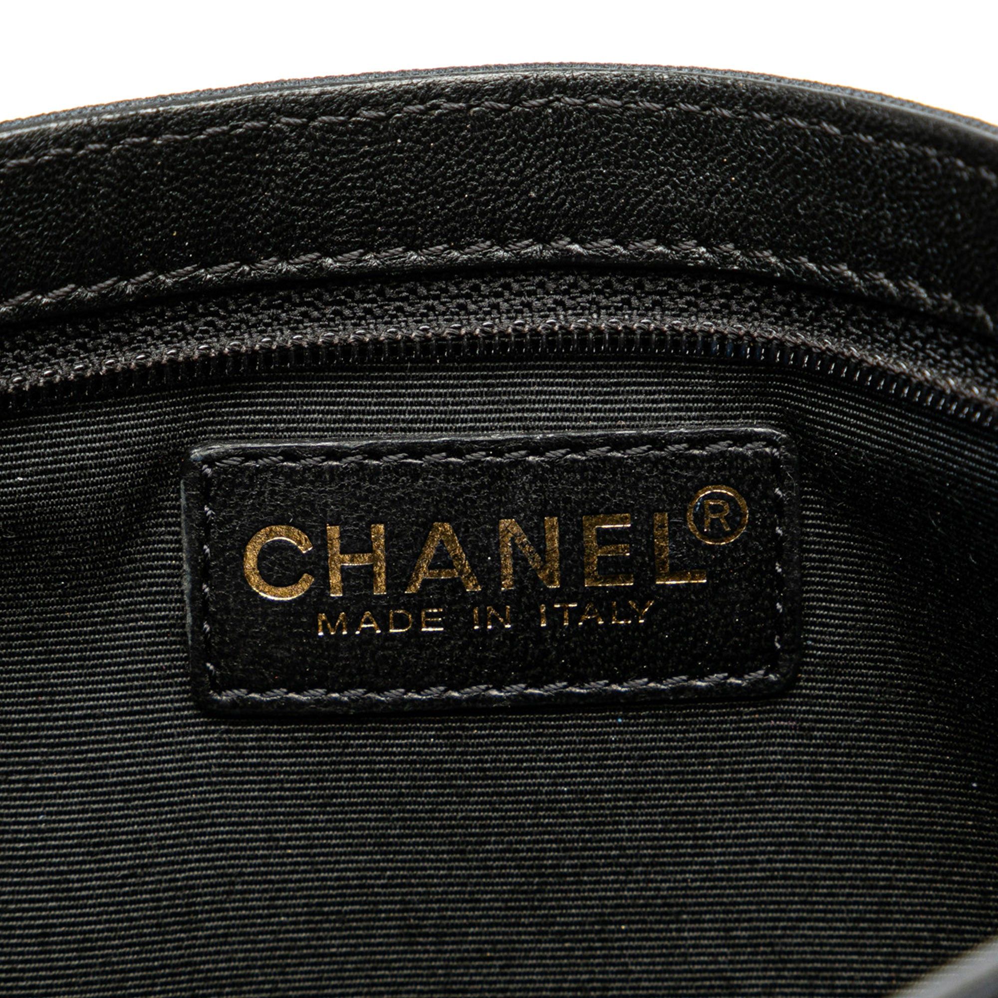 Chanel Chanel Canvas Symbols Chain Pochette Blue Size ONE SIZE - 5 Thumbnail