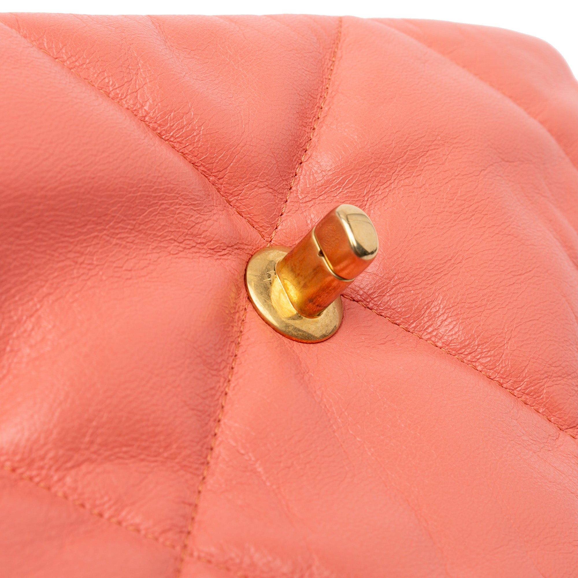 Chanel Chanel Medium Lambskin 19 Flap Pink Size ONE SIZE - 8 Thumbnail