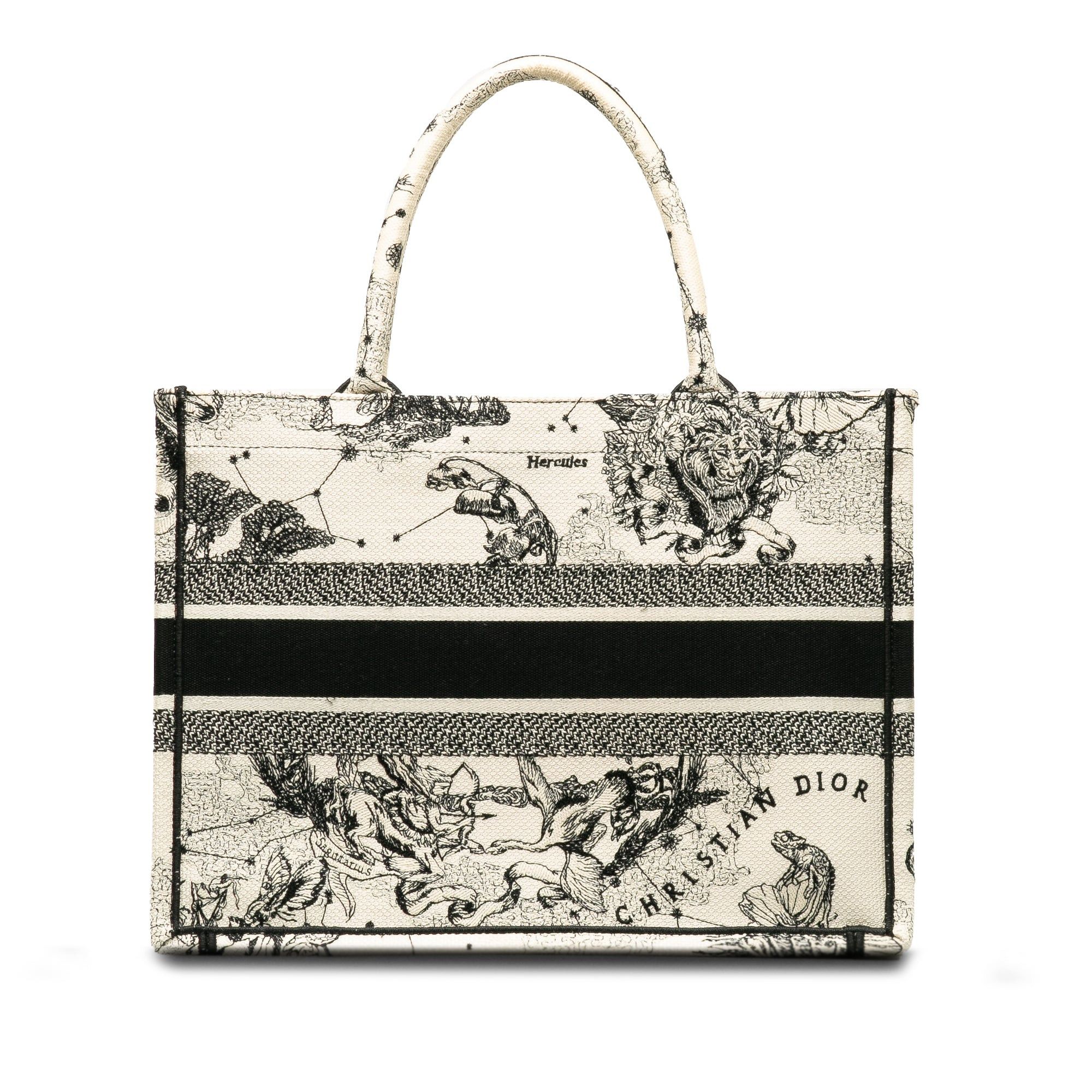 Dior Dior Small Zodiac Book Tote White Size ONE SIZE - 3 Thumbnail