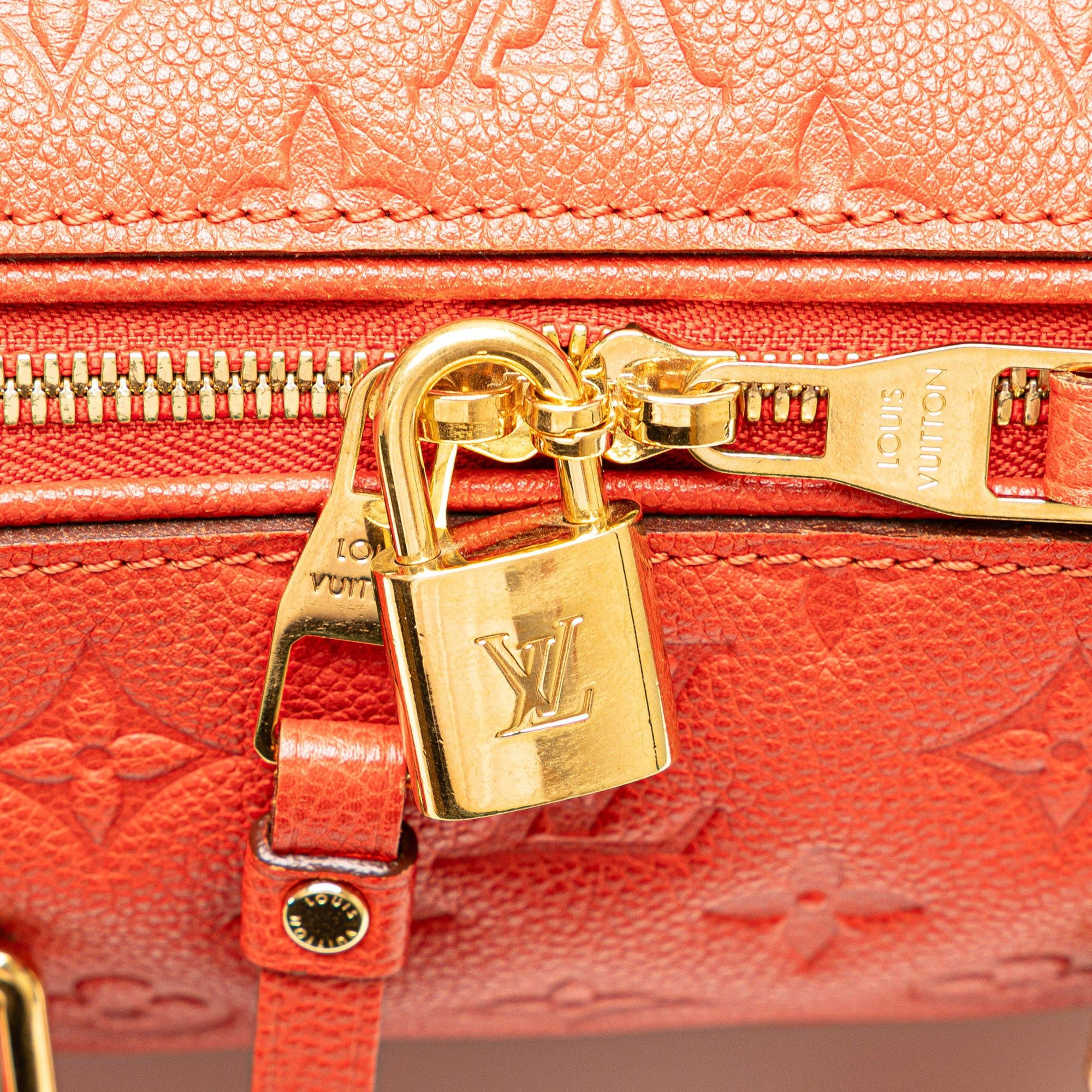Louis Vuitton Louis Vuitton Monogram Empreinte Speedy Bandouliere 25 Red Size ONE SIZE - 7 Thumbnail