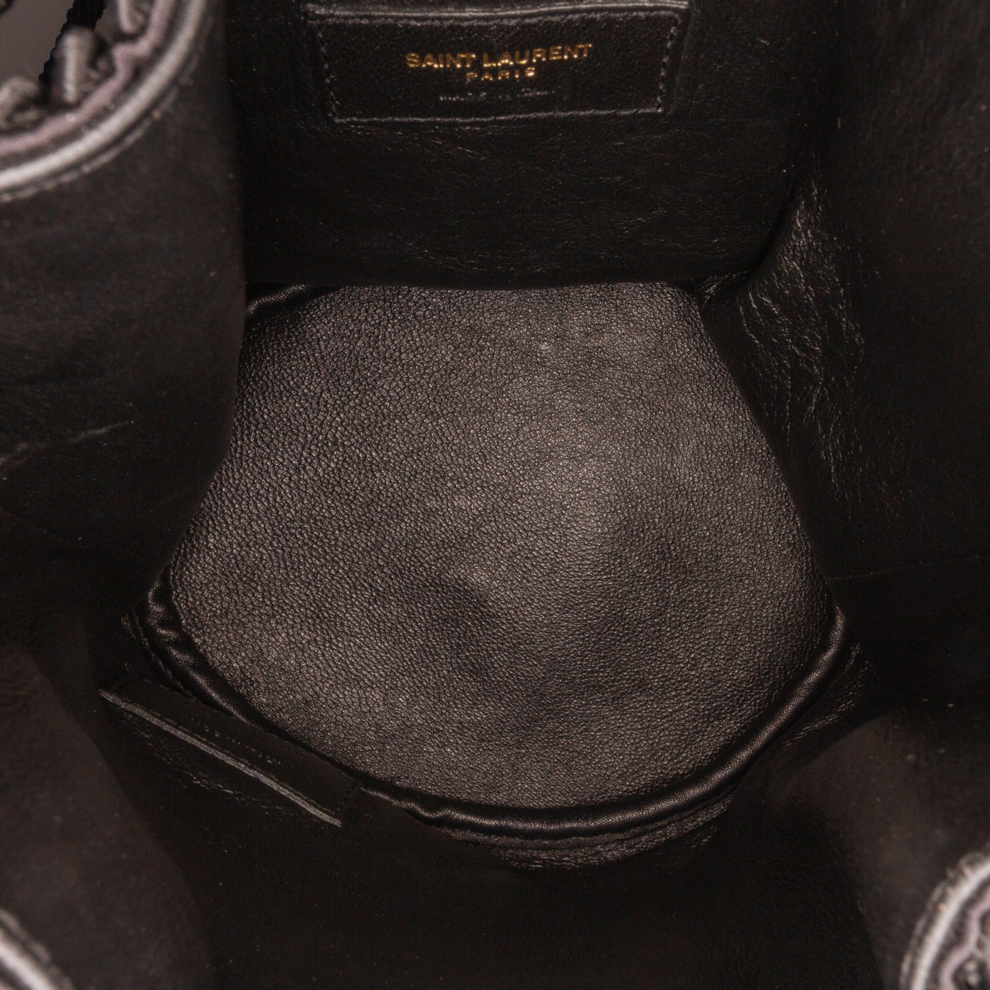 Saint Laurent Paris Saint Laurent Anja Bucket Bag Black Size ONE SIZE - 6 Thumbnail