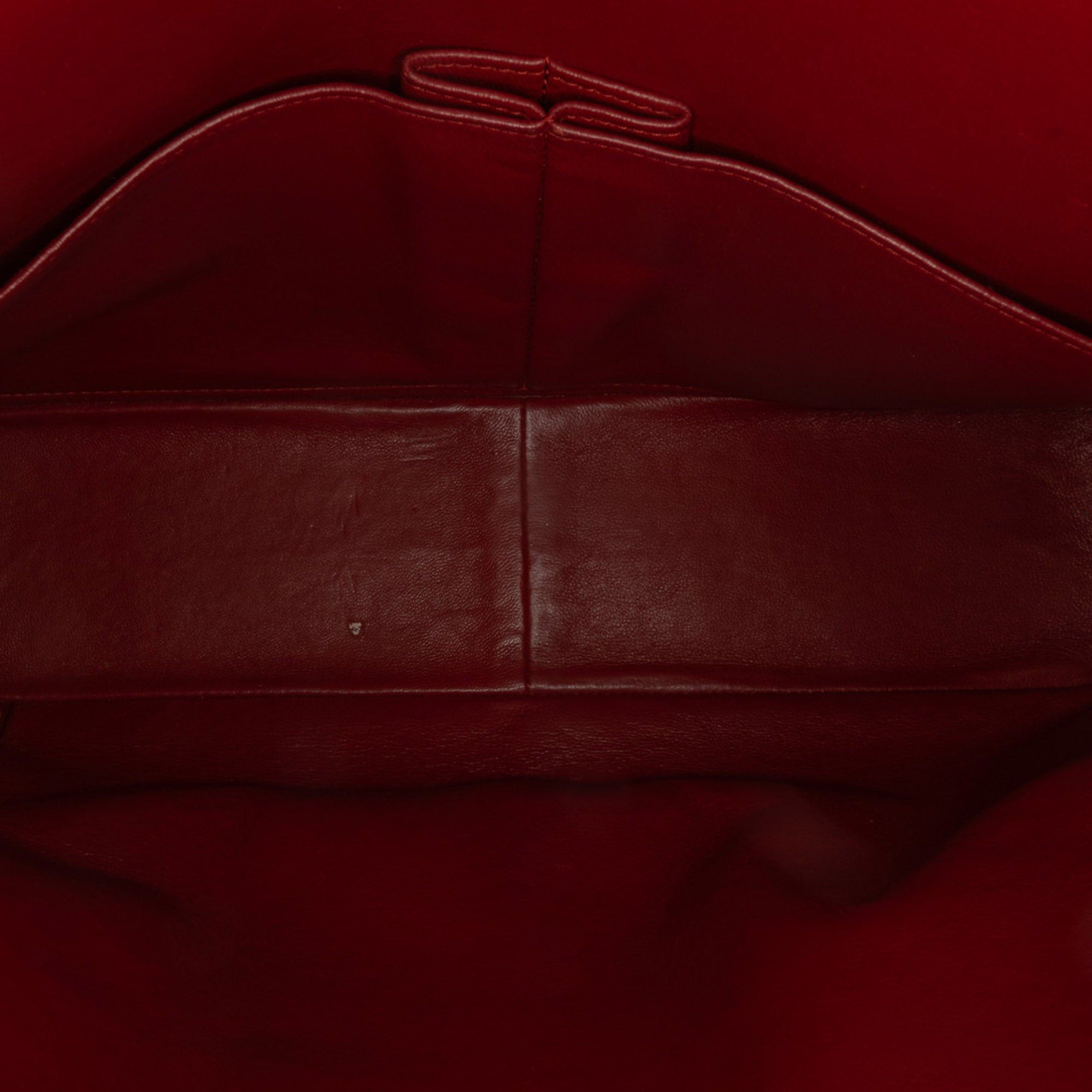 Chanel Chanel Maxi Classic Caviar Double Flap Red Size ONE SIZE - 4 Thumbnail