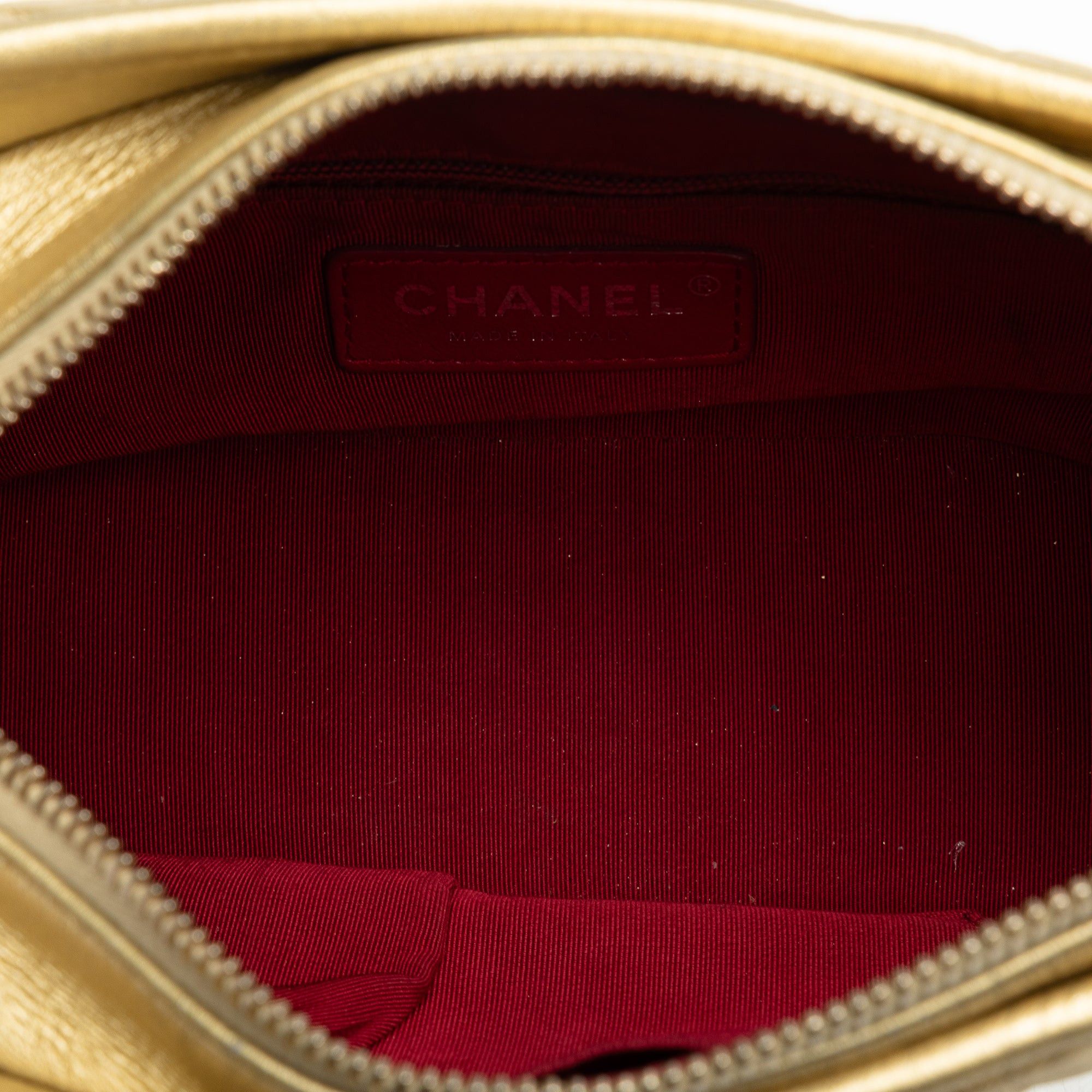 Chanel Chanel Small Metallic Lambskin Gabrielle Crossbody Gold Size ONE SIZE - 5 Thumbnail
