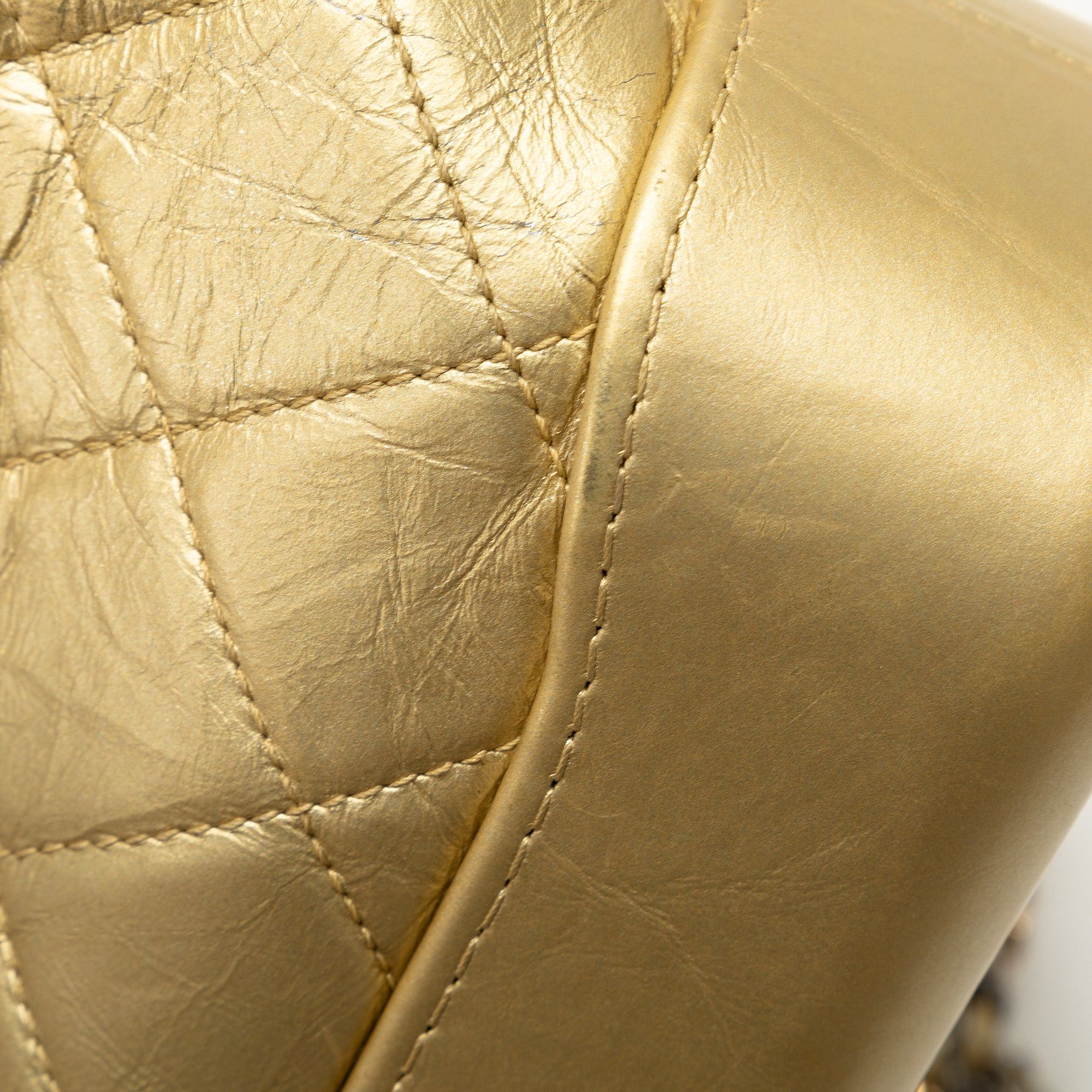 Chanel Chanel Small Metallic Lambskin Gabrielle Crossbody Gold Size ONE SIZE - 11 Thumbnail