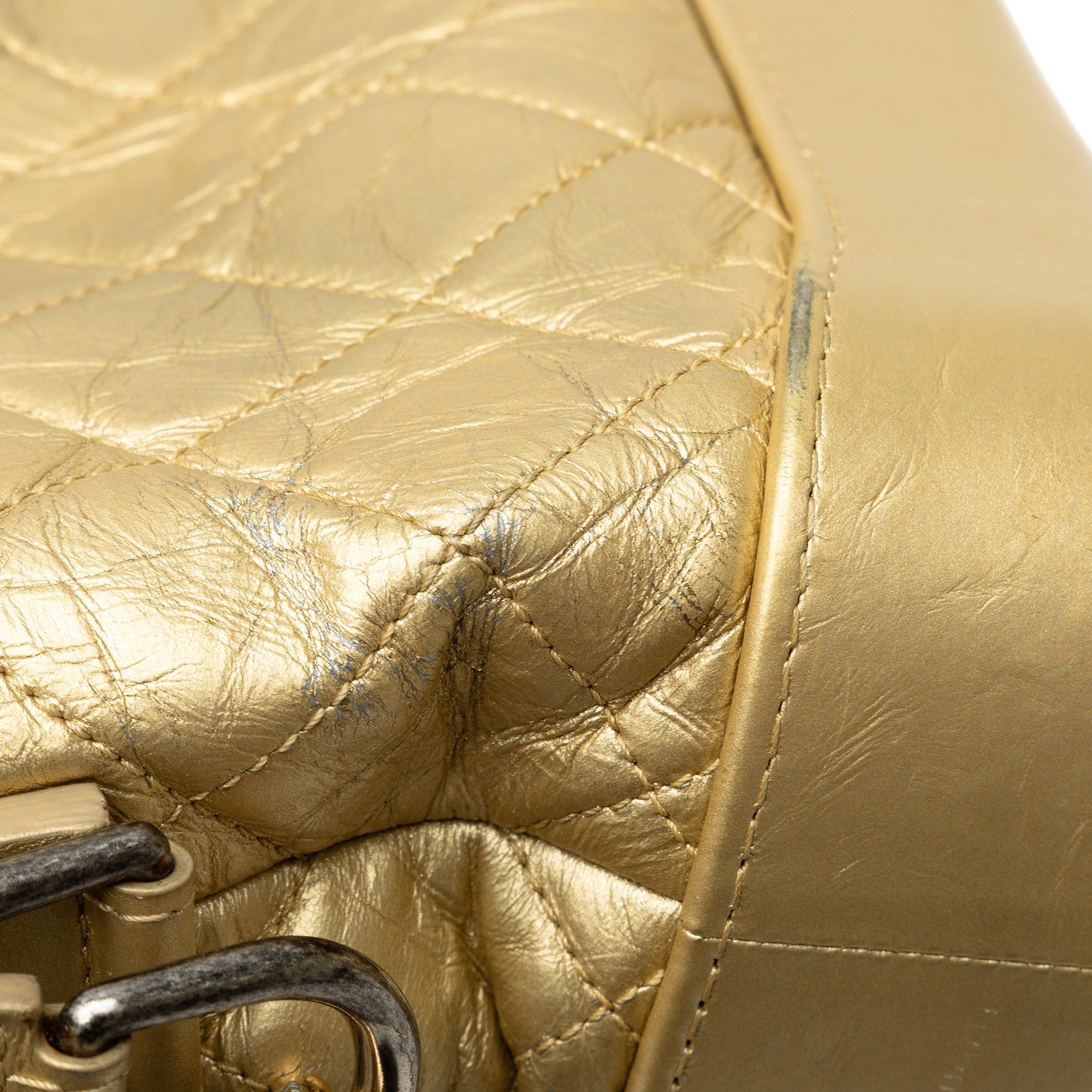 Chanel Chanel Small Metallic Lambskin Gabrielle Crossbody Gold Size ONE SIZE - 9 Thumbnail