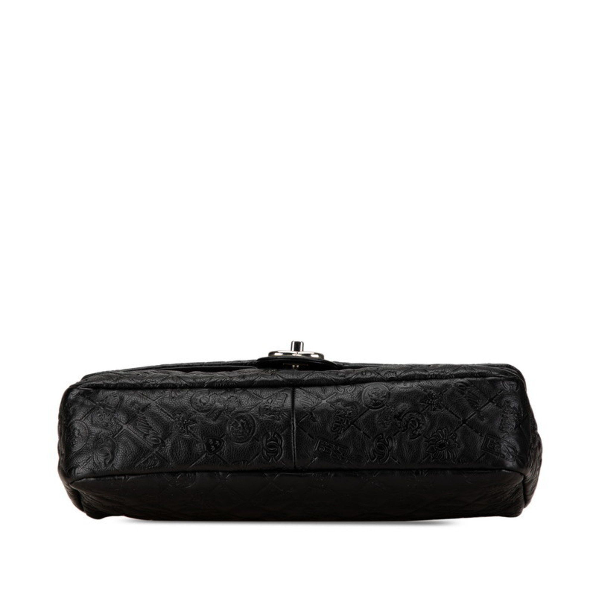 Chanel Chanel Matelasse Icon Bag Chain Shoulder Handbag Black Leather Women's CHANEL Size ONE SIZE - 3 Thumbnail