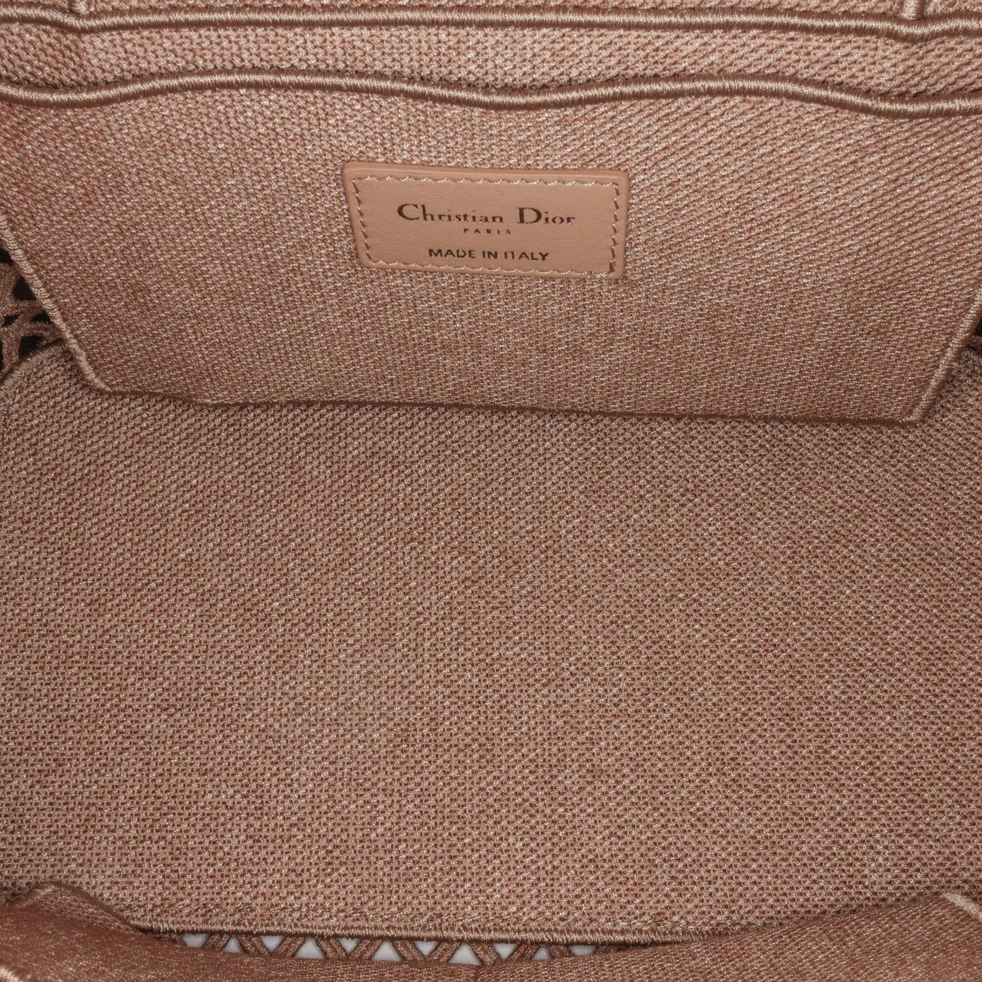 Dior Dior Mesh Embroidered Diortravel Vanity Case Pink Size ONE SIZE - 5 Thumbnail