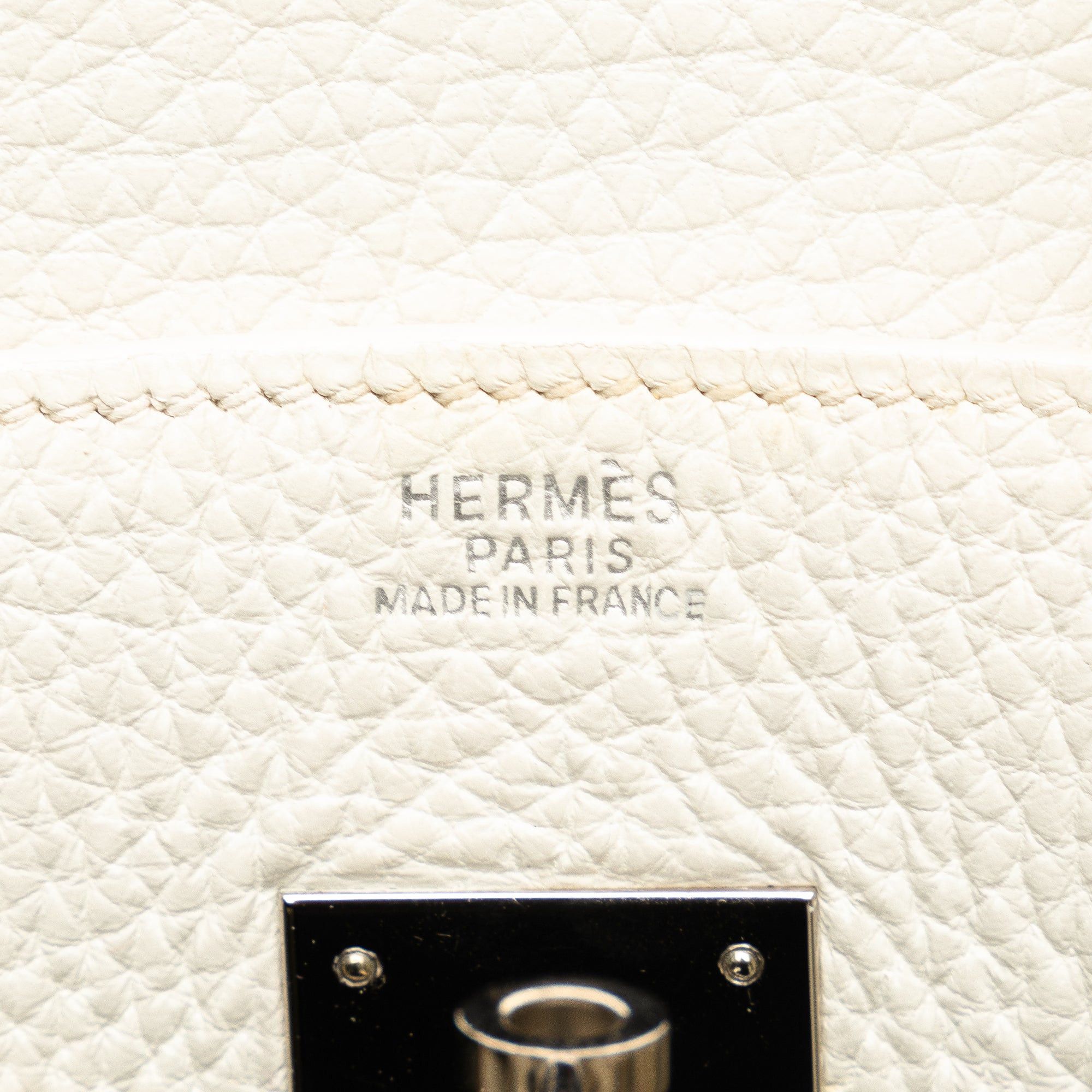 Hermes Hermès Clemence Birkin 30 White Size ONE SIZE - 6 Thumbnail