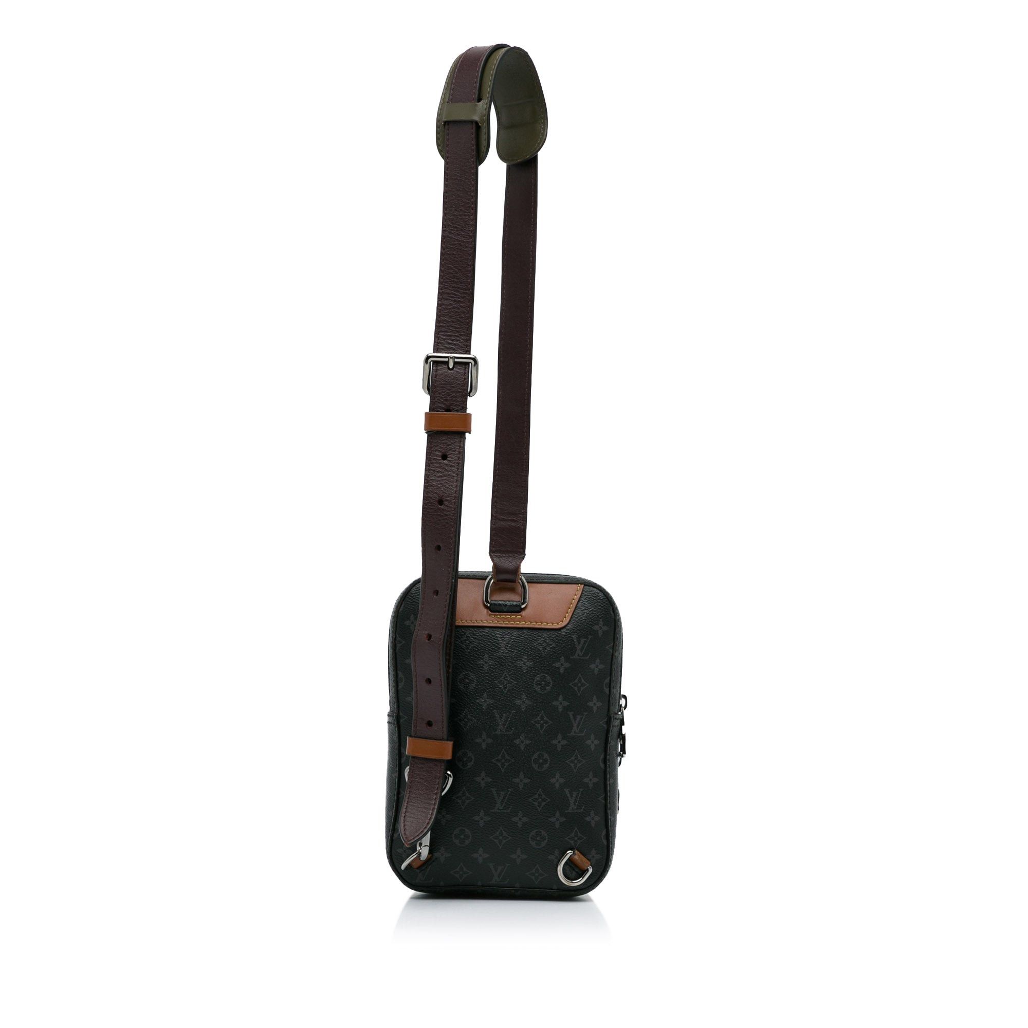 Louis Vuitton Louis Vuitton Monogram Eclipse Amazone Patchwork Sling Bag Black Size ONE SIZE - 4 Thumbnail
