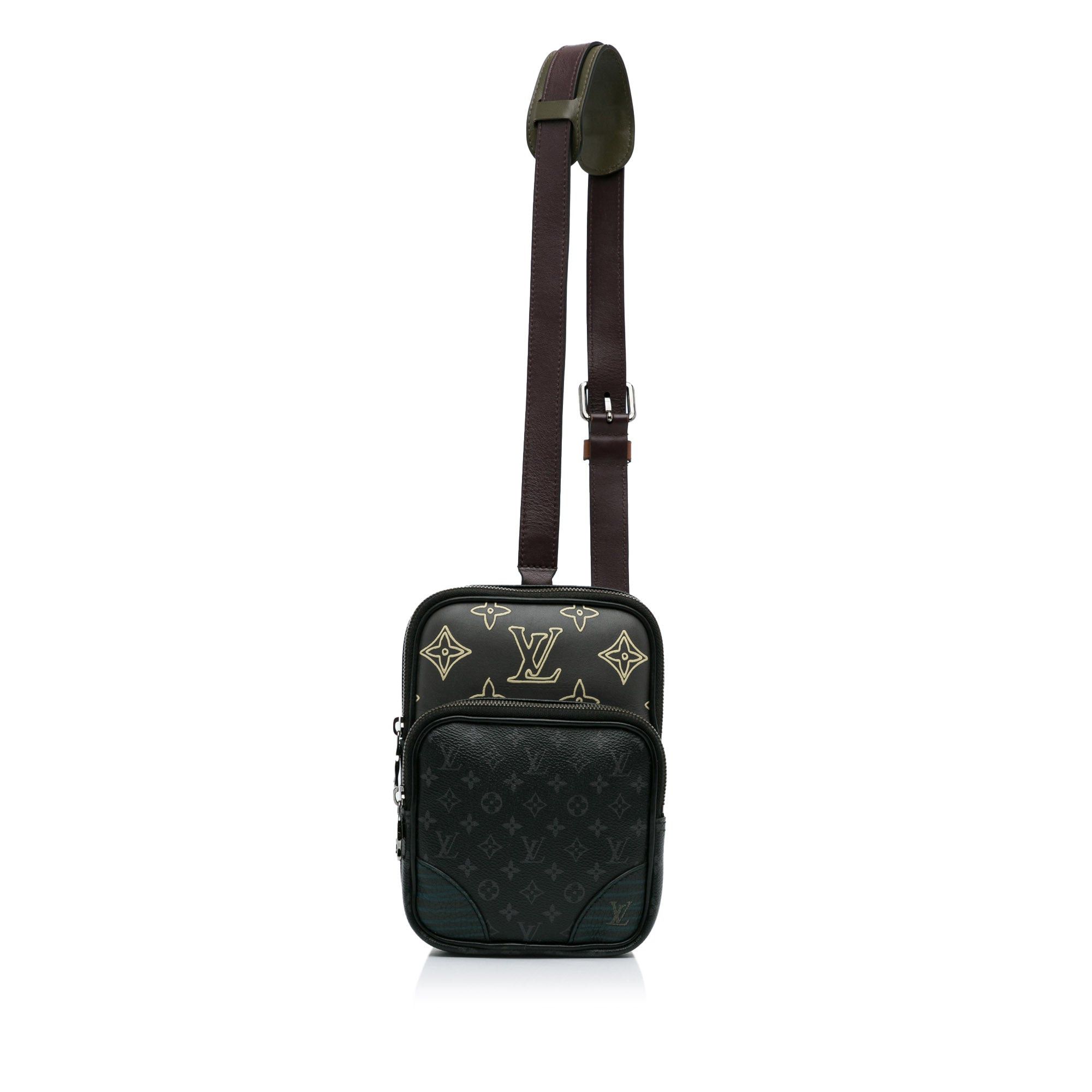 Louis Vuitton Louis Vuitton Monogram Eclipse Amazone Patchwork Sling Bag Black Size ONE SIZE - 22 Thumbnail