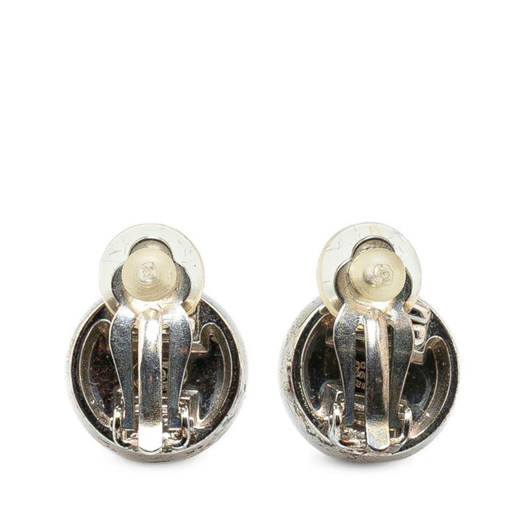 Chanel Chanel Coco Mark Ball Earrings Silver Metal Women's CHANEL Size ONE SIZE - 3 Thumbnail