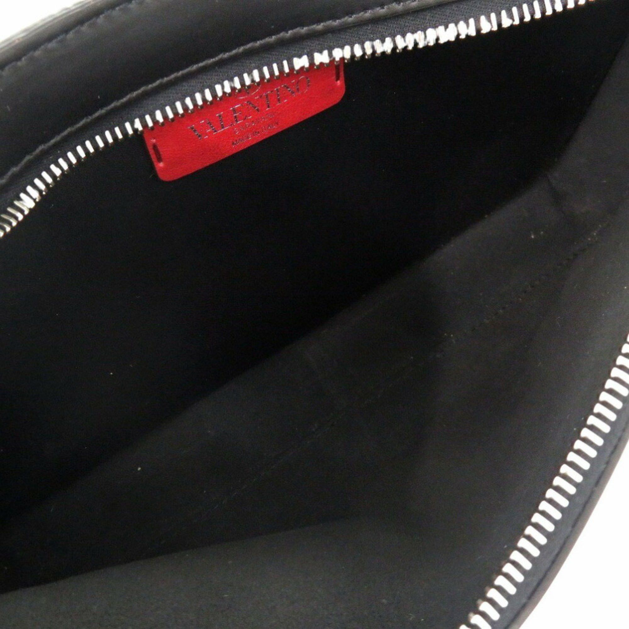 Valentino Valentino B0719WJW 0NI Leather Black Waist Bag 0978VALENTINO Size ONE SIZE - 5 Thumbnail