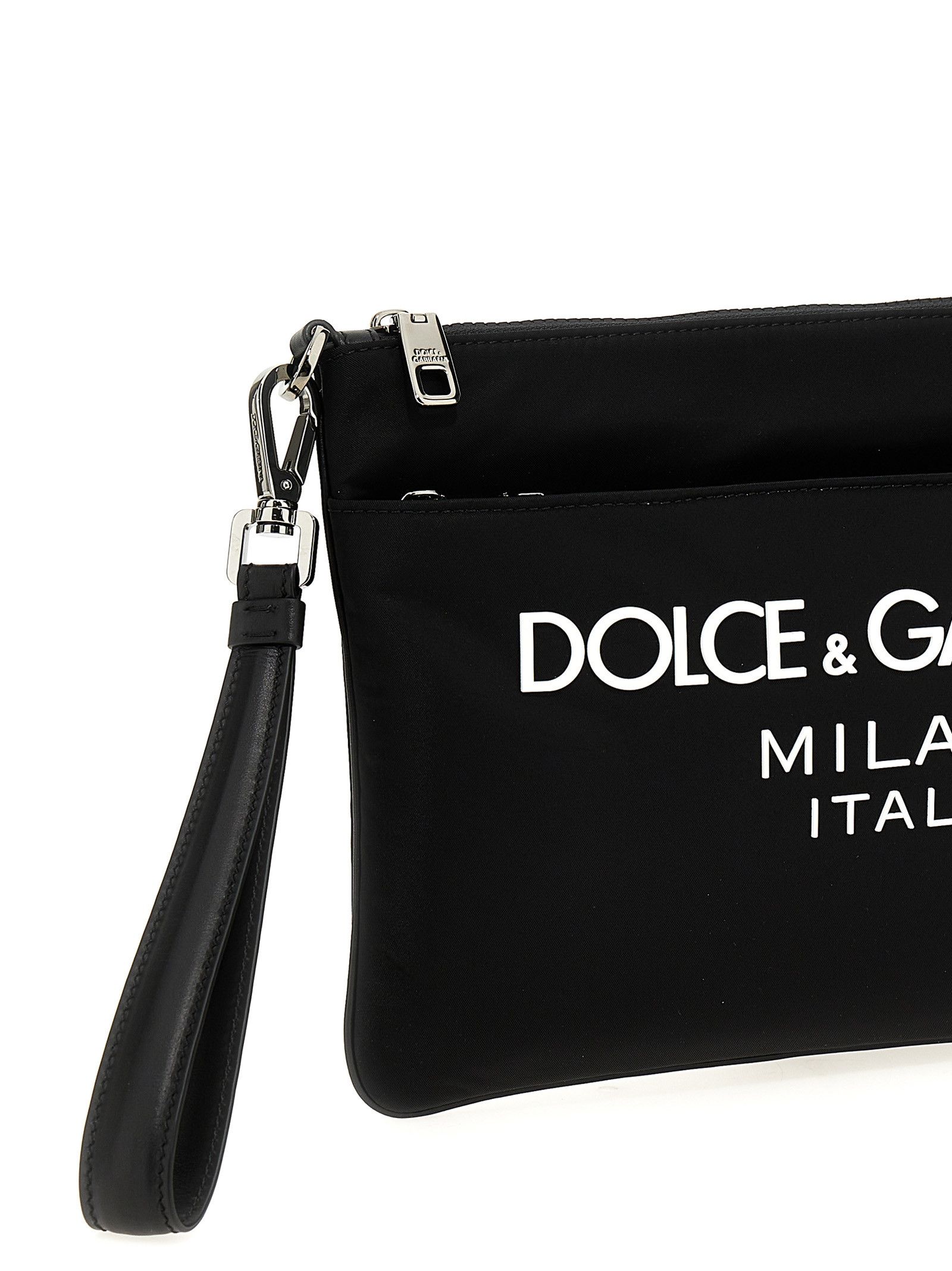 Dolce & Gabbana Logo Print Clutch Bag Size ONE SIZE - 3 Thumbnail
