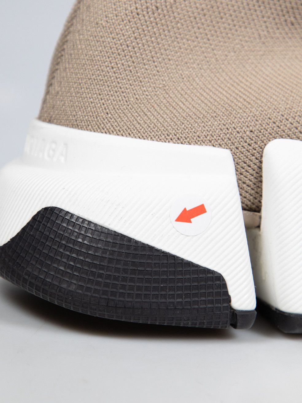 Balenciaga Beige Speed 2.0 Sock Trainers Size US 6 / IT 36 - 15 Thumbnail